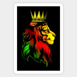 Reggae Rasta Lion Magnet
